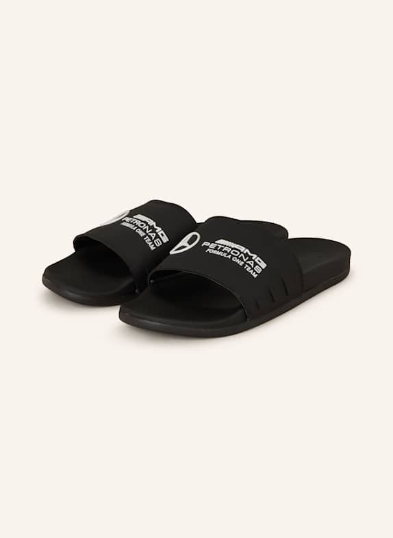 adidas Pantoletten MERCEDES - AMG PETRONAS FORMULA ONE TEAM ADILETTE COMFORT SCHWARZ