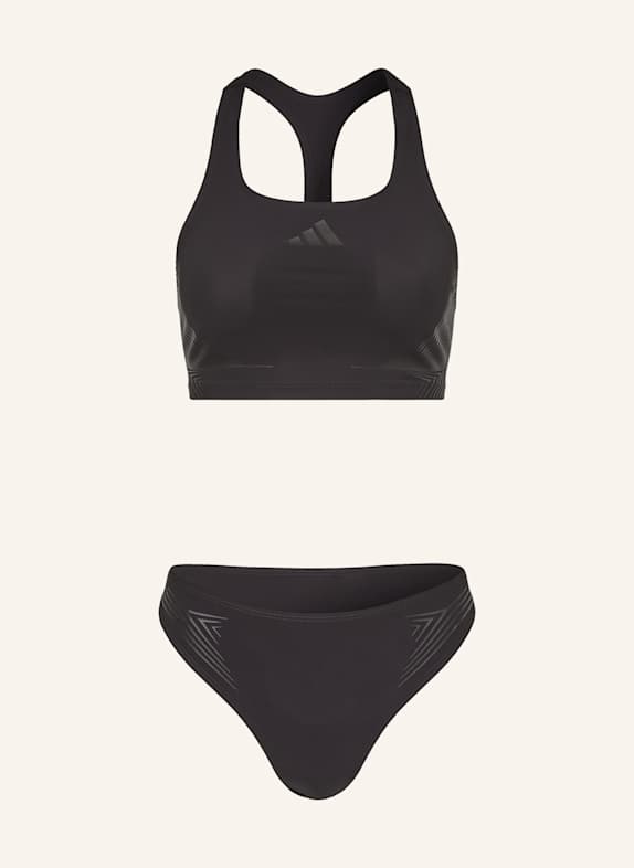 adidas Bralette bikini LANELUX BLACK/ GRAY