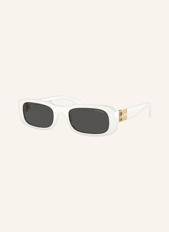 MIU MIU Sonnenbrille MU 08ZS 1425S0 - WEISS/ DUNKELGRAU