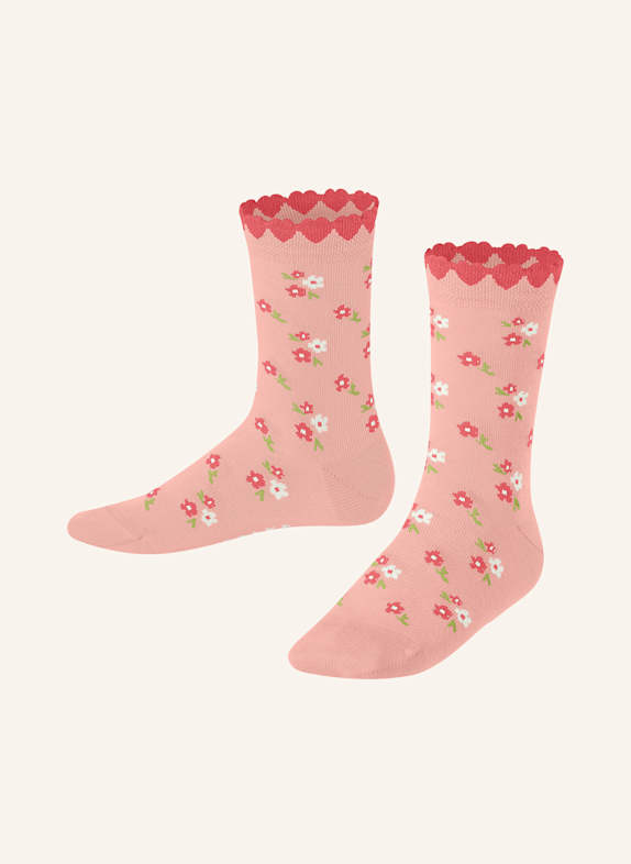FALKE Socken DITSY FLOWERS 8483 peach perl