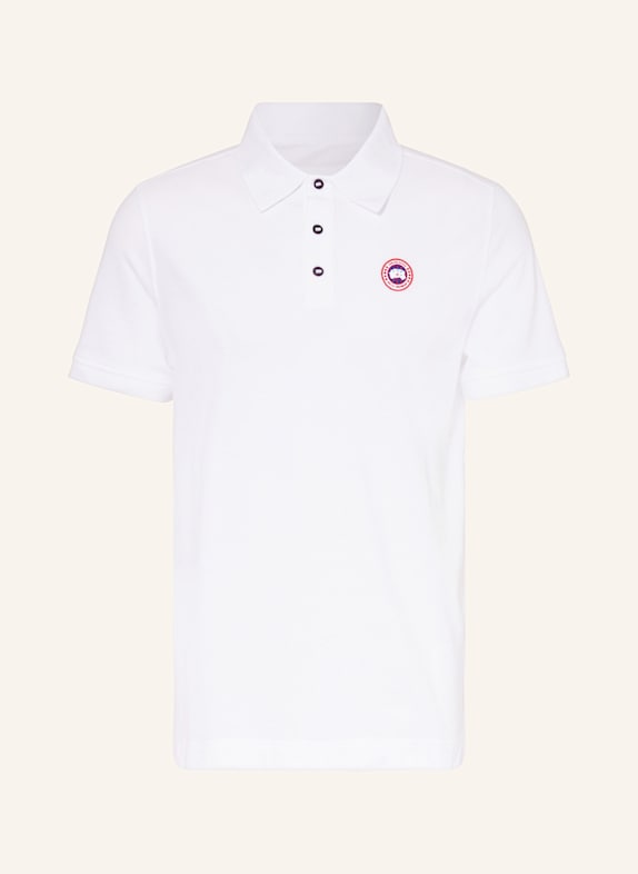 CANADA GOOSE Piqué-Poloshirt BECKLEY WEISS