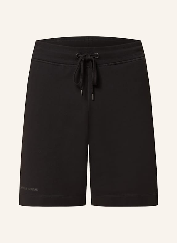 CANADA GOOSE Sweat shorts HURON BLACK