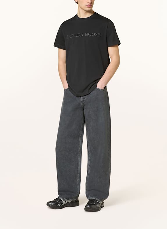 CANADA GOOSE T-shirt EMERSEN ZWART