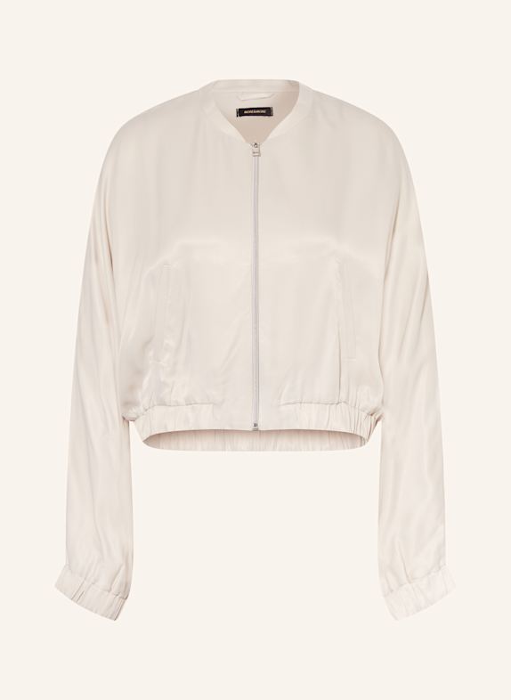 MORE & MORE Blouson aus Satin CREME