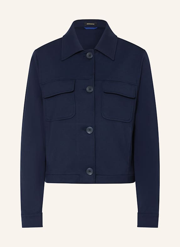 MORE & MORE Jersey-Jacke DUNKELBLAU