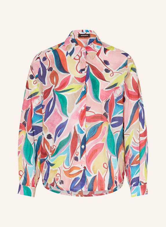 MORE & MORE Hemdbluse ROSA / PETROL / GELB