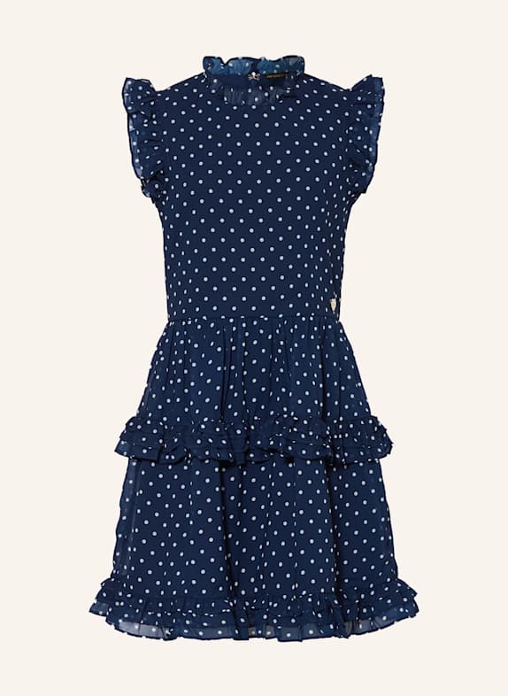 GUESS Kleid DUNKELBLAU/ WEISS