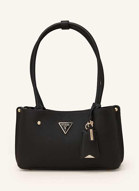 GUESS Schultertasche MERIDIAN SCHWARZ
