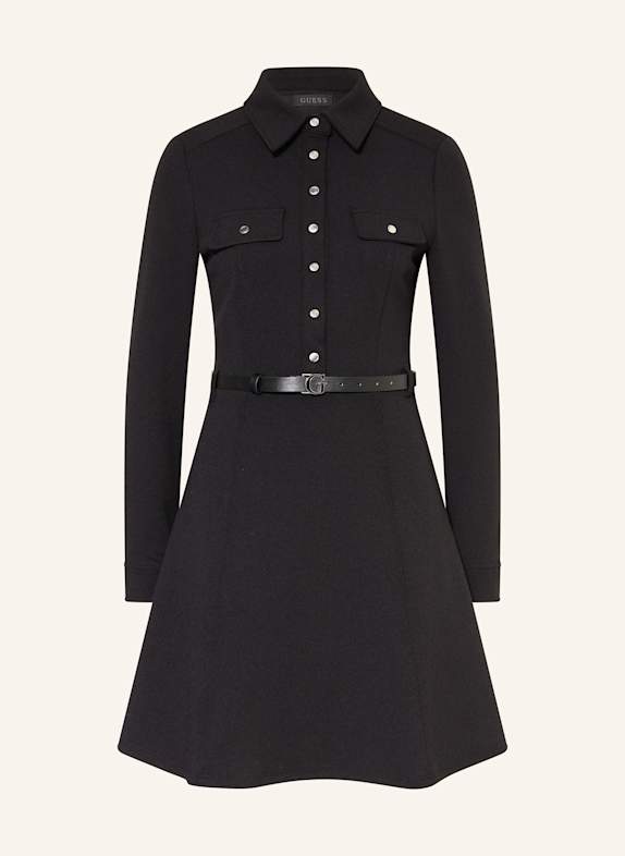 GUESS ZAMA dress BLACK