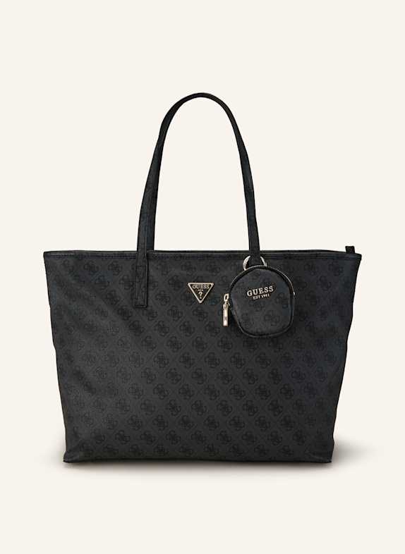 GUESS Shopper POWER PLAY mit Pouch GRAU/ DUNKELGRAU