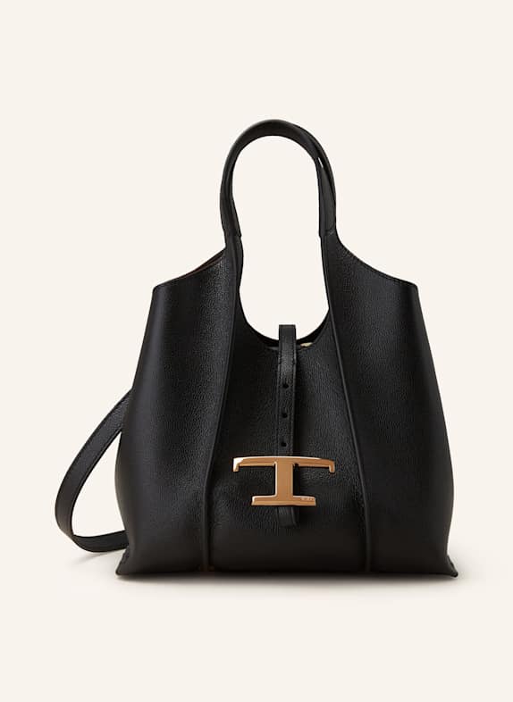 TOD'S Handtasche TIMELESS MINI mit Pouch SCHWARZ