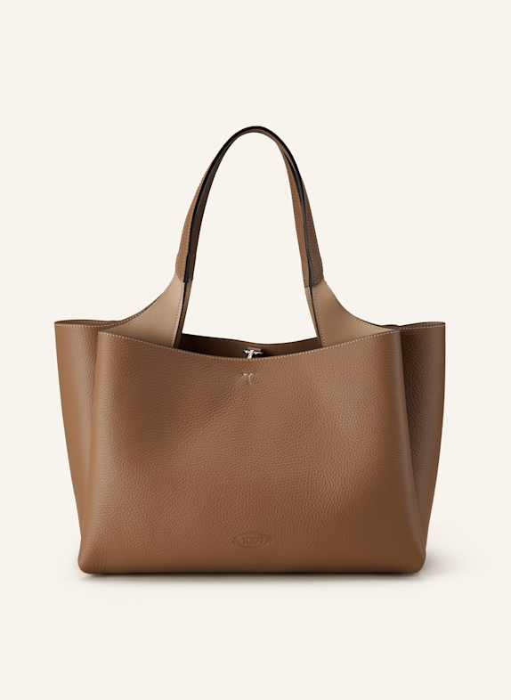 TOD'S Shopper LIGHT BROWN