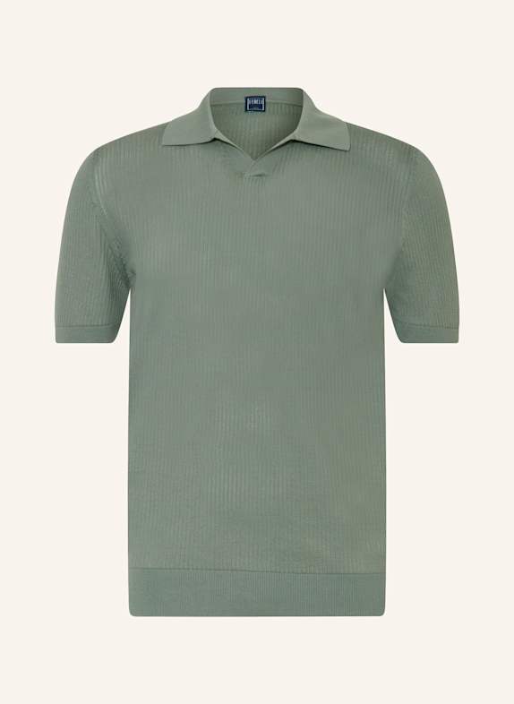 FEDELI Strick-Poloshirt MINT