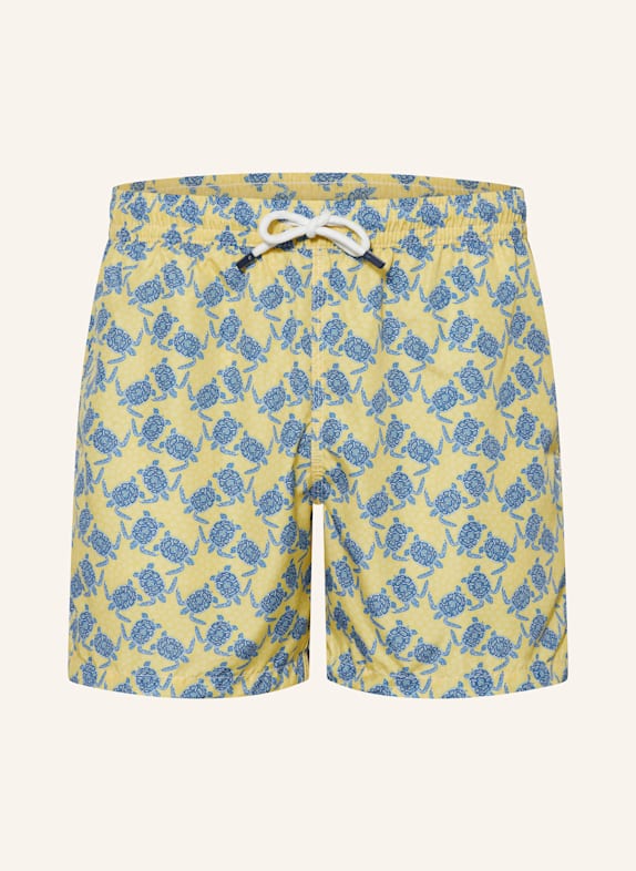 FEDELI Badeshorts MADEIRA GELB/ BLAU