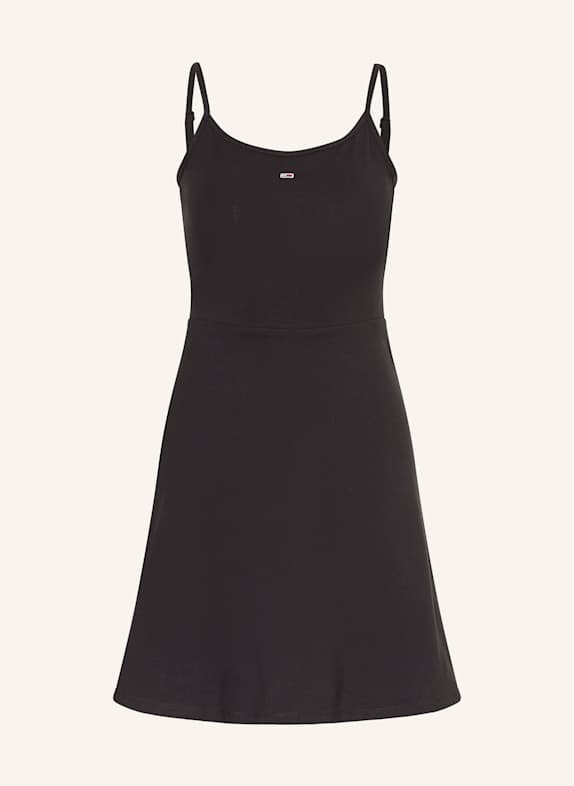 TOMMY JEANS Kleid SCHWARZ