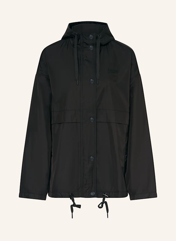 TOMMY JEANS Oversized-Windbreaker SCHWARZ