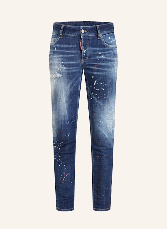 DSQUARED2 Destroyed Jeans JENNIFER 470 NAVY BLUE