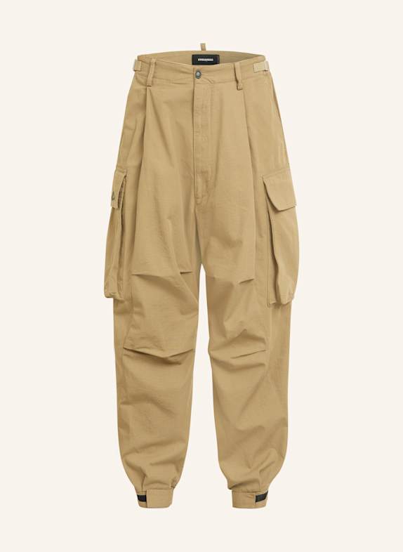 DSQUARED2 Cargohose ICON NEW GENERATION SD Relaxed Fit KHAKI