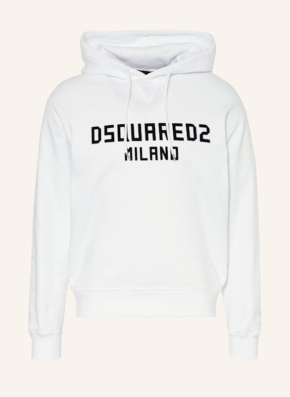 DSQUARED2 Hoodie COOL FIT WEISS