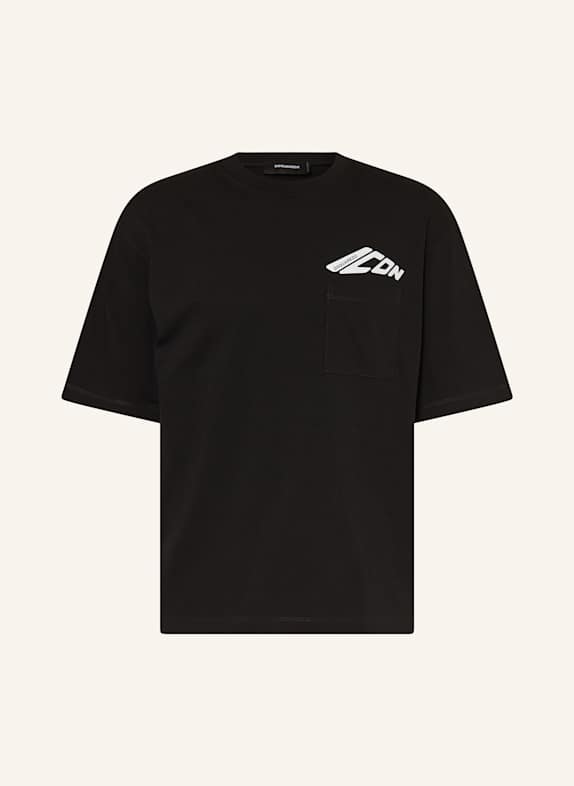 DSQUARED2 T-Shirt SCHWARZ