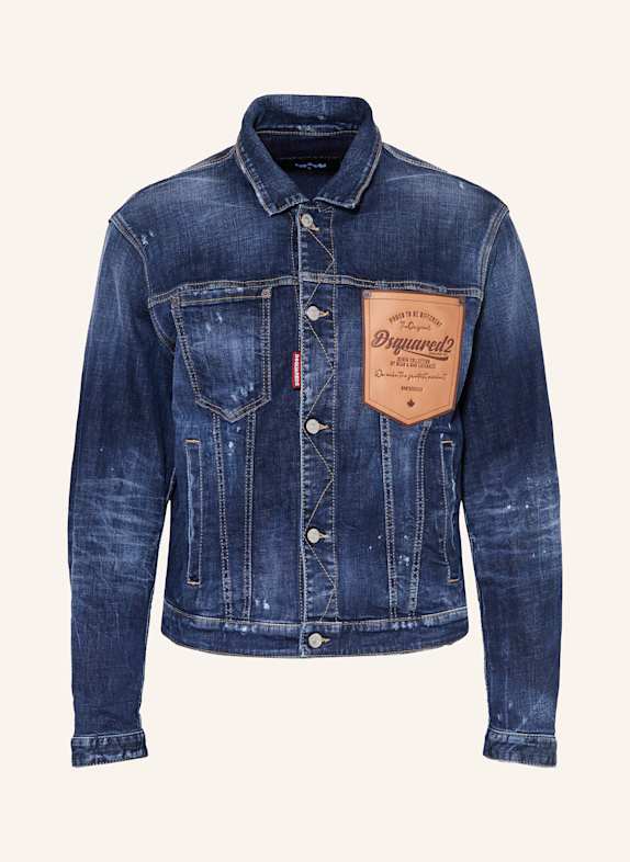 DSQUARED2 Jeansjacke OVER JEAN DUNKELBLAU