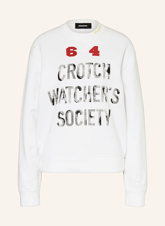DSQUARED2 Sweatshirt WEISS/ SCHWARZ