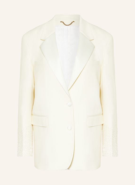 GOLDEN GOOSE Blazer mit Schmucksteinen CREME