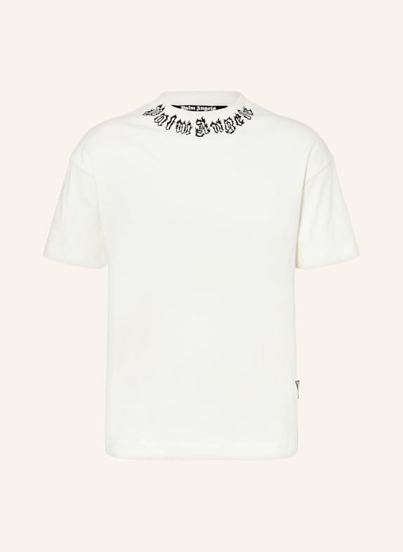 Palm Angels T-shirt ECRU/ BLACK