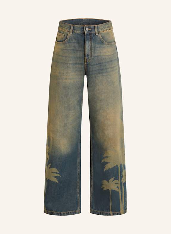 Palm Angels Jeans LASER PALMS Brown - Grey