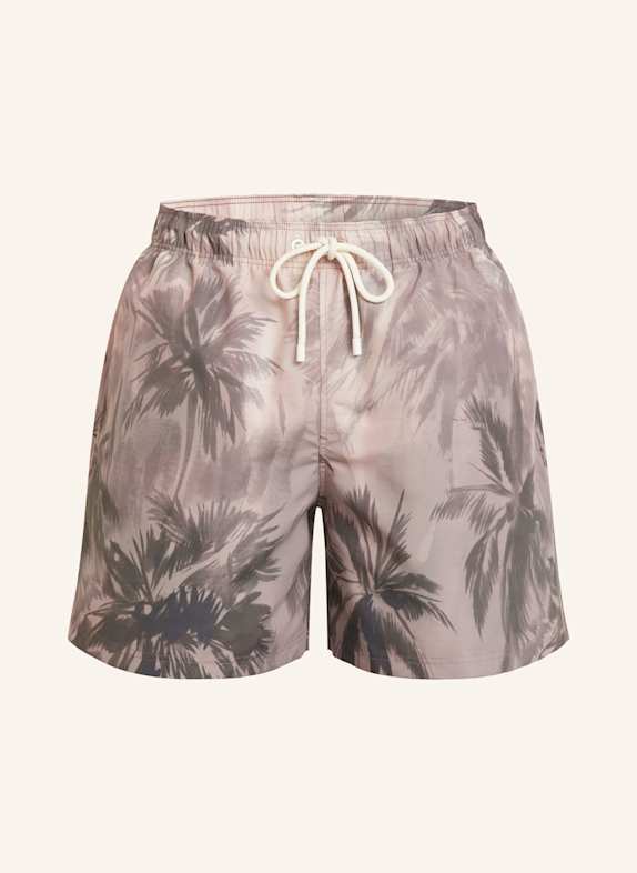 Palm Angels SUNSET PALMS swim shorts TAUPE/ OLIVE