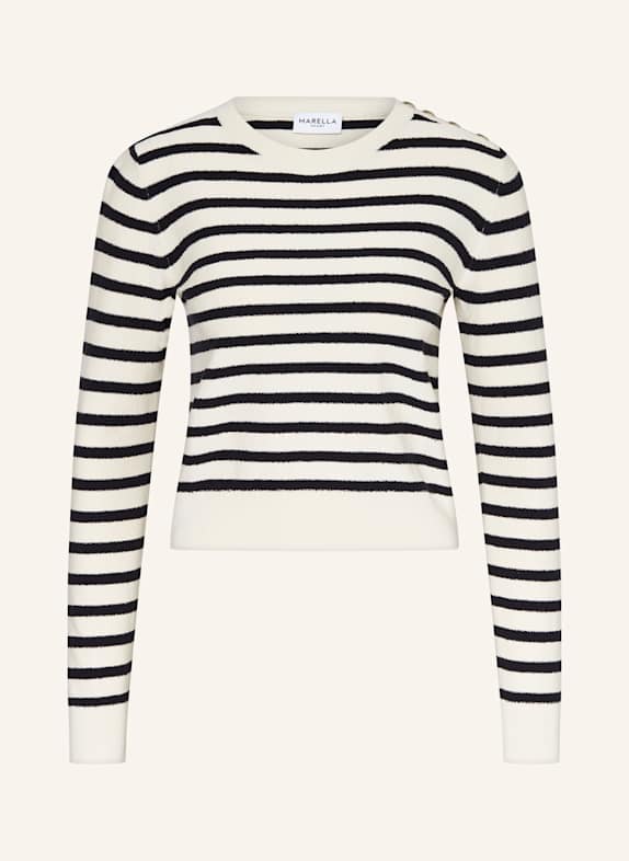 MARELLA Pullover SCHWARZ/ ECRU