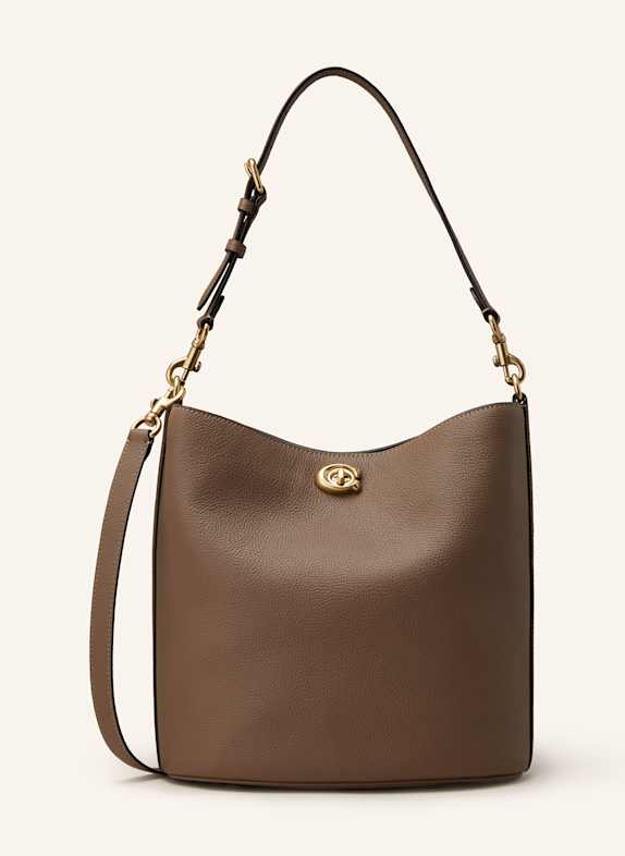 COACH Schultertasche WILLOW TAUPE