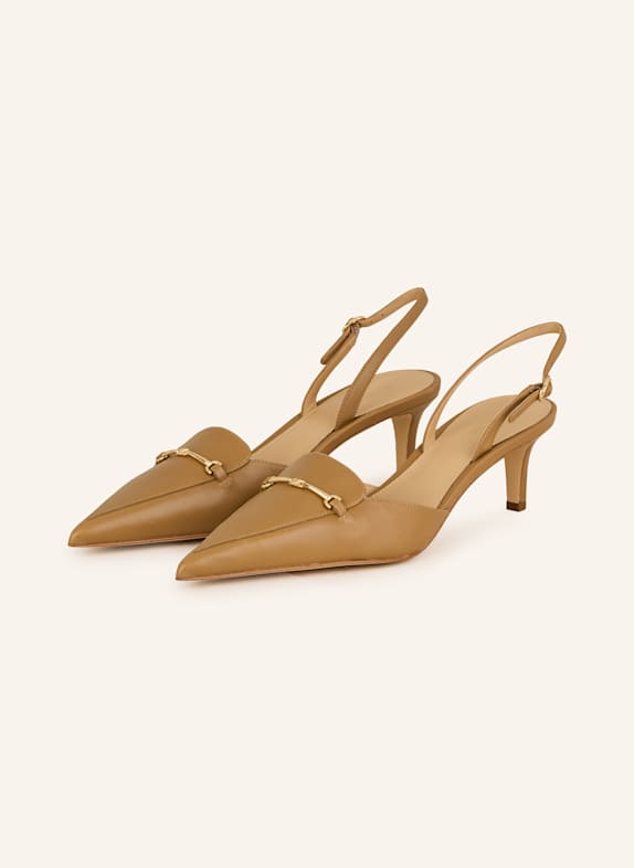 MICHAEL KORS Slingback pumps LENA CAMEL