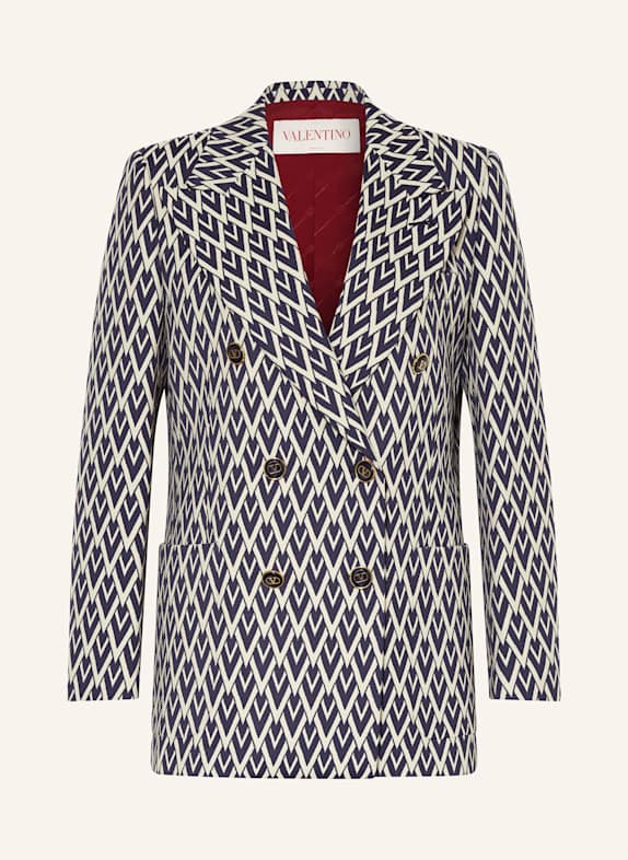 VALENTINO Blazer DUNKELBLAU/ CREME