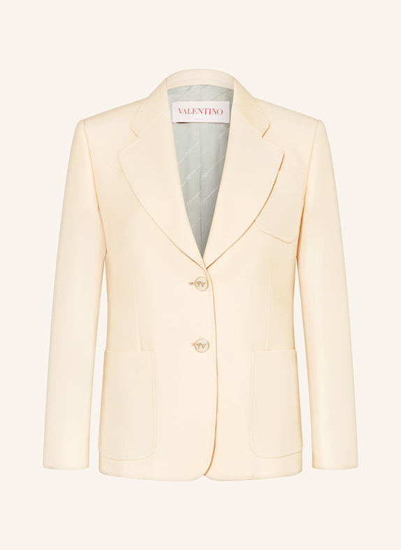VALENTINO Blazer mit Seide HELLGELB