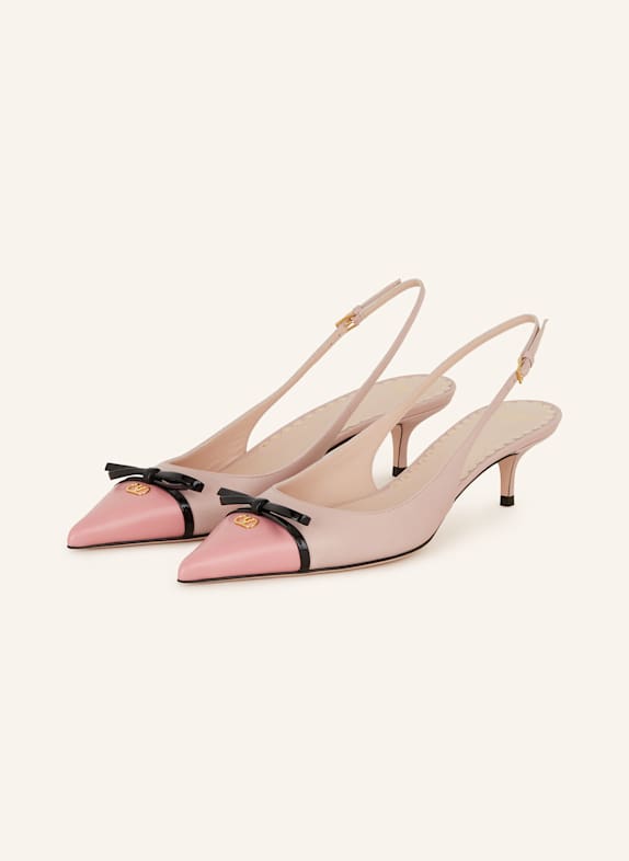 VALENTINO GARAVANI Slingpumps VLOGO ROSA/ HELLROSA
