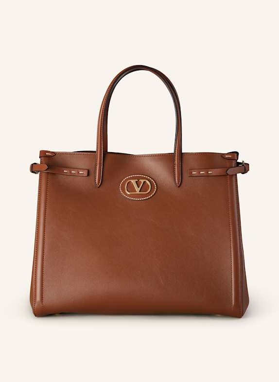 VALENTINO GARAVANI Handtasche ANTIBES MEDIUM COGNAC