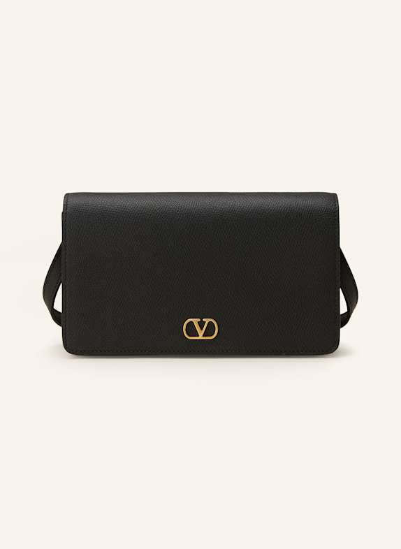 VALENTINO GARAVANI Neck wallet VLOGO SIGNATURE BLACK