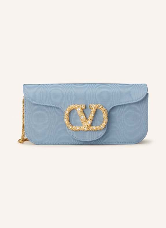 VALENTINO GARAVANI Clutch LOCÒ HELLBLAU