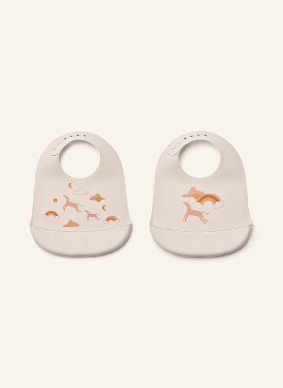 LIEWOOD 2er-Set Lätzchen TILDA CREME