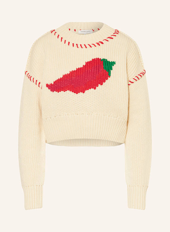 FABIENNE CHAPOT Pullover VIOLA WEISS/ ROT