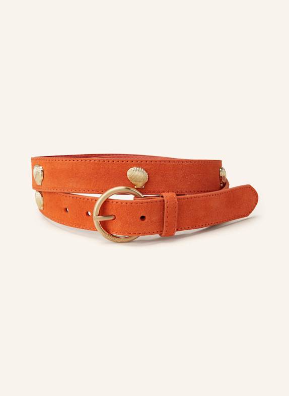 FABIENNE CHAPOT Ledergürtel ORANGE