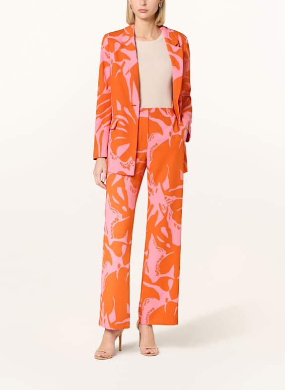 SPORTALM pantalon marinière ORANGE / ROSE