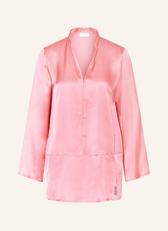 SPORTALM Blusenshirt aus Satin HELLROT