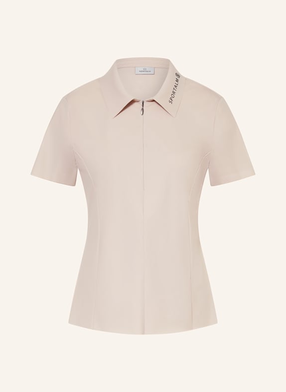 SPORTALM Funktions-Poloshirt HELLBRAUN