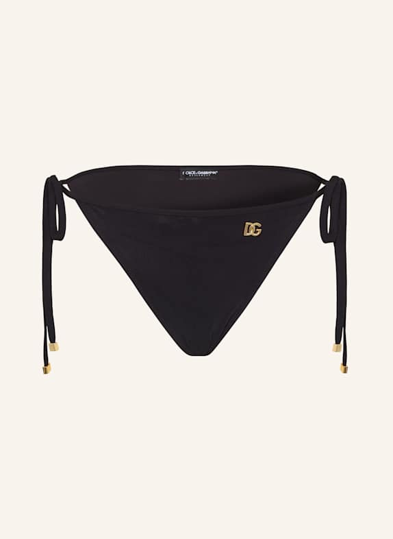 DOLCE & GABBANA ESSENTIALS" triangle bikini bottoms BLACK