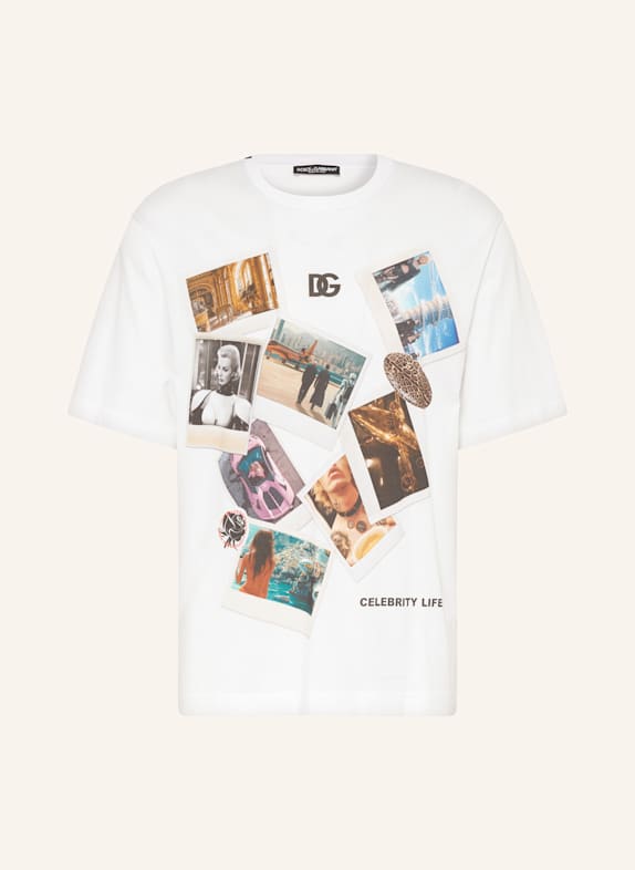 DOLCE & GABBANA T-shirt WHITE/ BLUE/ GRAY