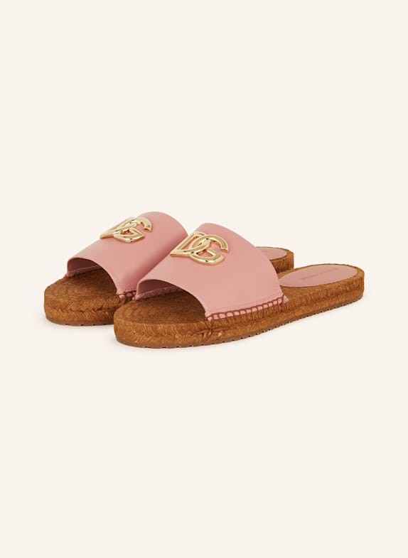DOLCE & GABBANA Pantoletten ROSA