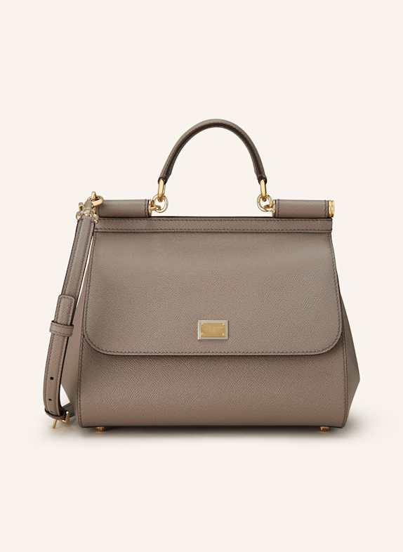 DOLCE & GABBANA Handtasche SICILY LARGE TAUPE