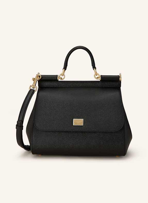 DOLCE & GABBANA Handtasche SICILY LARGE SCHWARZ
